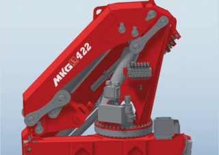 Hydraulické nakládací jeřáby MKG HLK 422 SHP a8