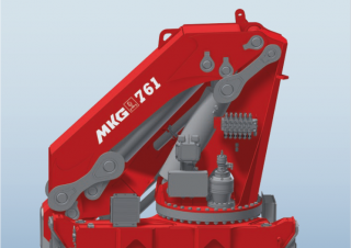 Hydraulické nakládací jeřáby MKG HLK 761 SHP a7