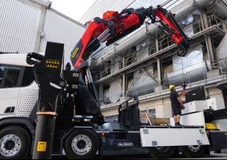 Hydraulické nakládací jeřáby Palfinger PK 1650 TEC E