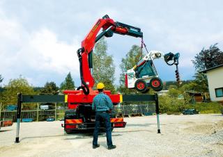 Hydraulické nakládací jeřáby Palfinger PK 18500 C