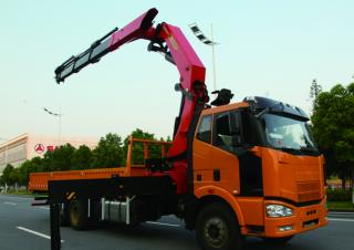 Hydraulické nakládací jeřáby Sany SPK 38502 E