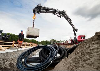 Hydraulické nakládací jeřáby Hiab XS 544 E-8 HIPRO