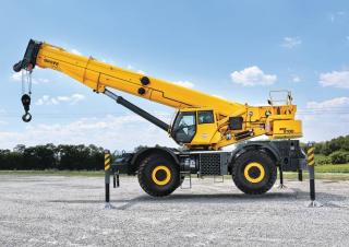 Jeřáby pro těžký terén Grove GRT880 