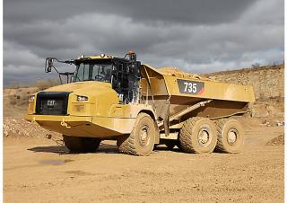 Kloubové dampry Caterpillar 735