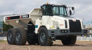 Kloubové dampry Terex TA 250