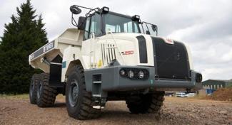 Kloubové dampry Terex TA 250