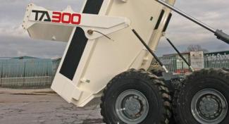 Kloubové dampry Terex TA 300
