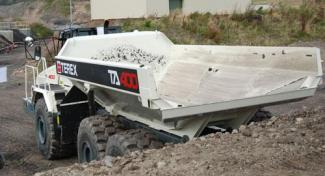 Kloubové dampry Terex TA 400