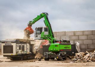 Manipulátory s materiálem Sennebogen 818M E 