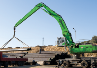 Manipulátory s materiálem Sennebogen 870M E Hybrid 
