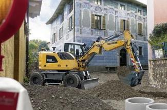 Kolová rypadla Liebherr A 910 Compact Litronic