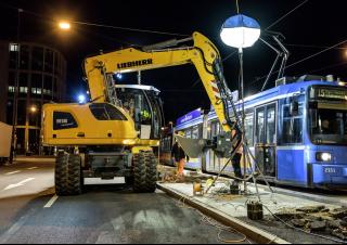 Kolová rypadla Liebherr A 918 Litronic