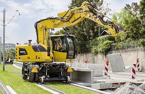 Kolová rypadla Liebherr A 922 Rail Litronic