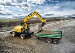 Kolová rypadla Yanmar B 110 PB