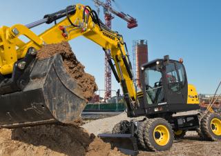 Kolová rypadla Yanmar B 110 PB