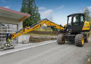 Kolová rypadla Yanmar B 110 PB