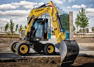 Kolová rypadla Yanmar B 95 MB