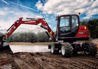 Kolová rypadla Yanmar B75W TPA 