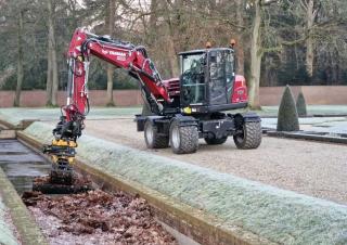 Kolová rypadla Yanmar B95W TPA 