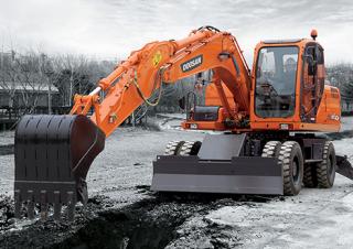 Kolová rypadla Doosan DX 140 W