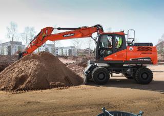 Kolová rypadla Doosan DX190W-3