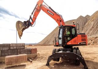 Kolová rypadla Doosan DX140W-5