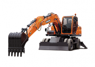 Kolová rypadla Doosan DX140W