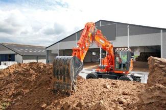 Kolová rypadla Doosan DX160W-3