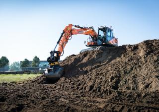 Kolová rypadla Doosan DX160W-7