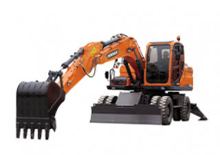 Kolová rypadla Doosan DX160W