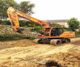 Kolová rypadla Doosan DX190W-3