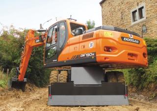 Kolová rypadla Doosan DX190W