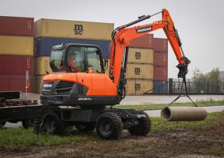 Kolová rypadla Doosan DX57W-5