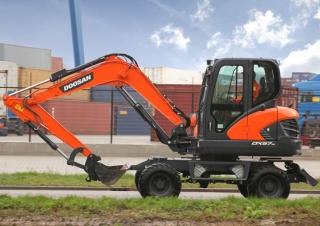 Kolová rypadla Doosan DX57W