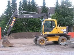 Kolová rypadla Volvo EW160B