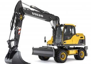 Kolová rypadla Volvo EW160D