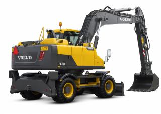 Kolová rypadla Volvo EW180D
