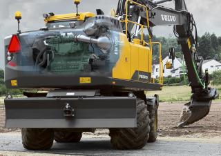 Kolová rypadla Volvo EW180E