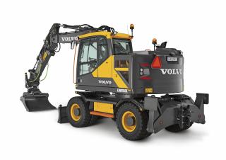 Kolová rypadla Volvo EWR150E