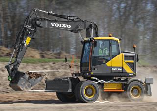 Kolová rypadla Volvo EWR170E
