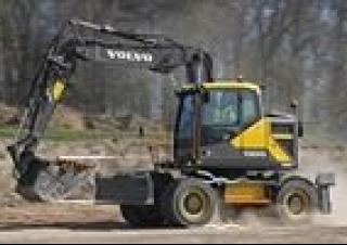 Kolová rypadla Volvo EWR170E