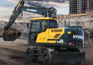 Kolová rypadla Hyundai HW140A