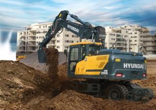 Kolová rypadla Hyundai HW210A L