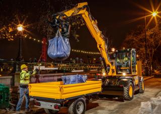 Kolová rypadla JCB Hydradig 110W