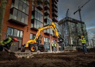 Kolová rypadla JCB Hydradig 110W