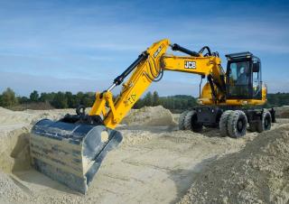 Kolová rypadla JCB JS145W