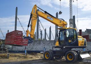 Kolová rypadla JCB JS145W