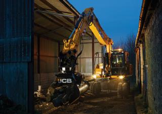 Kolová rypadla JCB JS175W