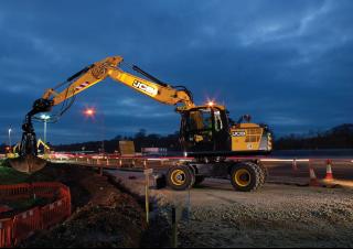 Kolová rypadla JCB JS175W