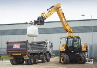 Kolová rypadla JCB JS175W
